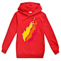 Miniatyrbild 1 av 2: Barn Pojkar Prestonplayz Långärmad Huvtröja Pullover Sweatshirt Toppar-Perfekt Red 11-12 Years