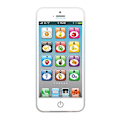 Miniatyrbillede 2 af 10: Baby Smart Touch Screen Mobillegetøj - Perfekt White