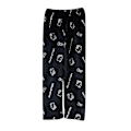Miniatyrbillede 1 af 2: Kawaii Pyjamas til Kvinder og Piger - Tegneserie Hellokitty All Over Print Flanel Jul Anime Bløde Sovebukser - Perfekt Black M