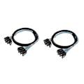 Pikkukuva 1 / 5: 2 kpl 4x Sata - Sata kaapelia 4 porttia/sarja Tietokaapeli 7 nastaa Sata kaapeli 6gbps Sata - Sata Hdd kaapeli Cor-Perfet