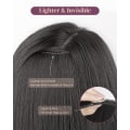 Miniatyrbillede 5 af 6: Clip In Hair Extensions. 6 stk Curly 24" lang syntetisk - Perfet