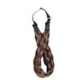 Miniatyrbild 1 av 5: Tjockt Flätat Elastiskt Hårband Håraccessoar för Kvinna-Perfekt darkbrown&lightbrown