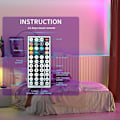 Miniatyrbillede 4 af 6: 10M LED Strip, RGB Strip Light 300 LEDs 5050 RGB IP65 Vandtæt - Perfet