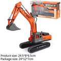 Tröghetsdriven Grävmaskin Modell Ingenjörsfordon Leksak Barn Present-Perfekt Orange