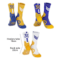 Miniatyrbillede 2 af 5: Basketballstrømper, 3-pak polstrede sportsstrømper Crew Socks til mænd og kvinder - Perfekt style3726