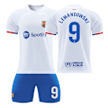 Miniatyrbillede 1 af 3: 23-24 FC Barcelona udebanetrøje Pedride Jong fodboldkamp no kneepad 22# no socks