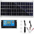 Miniatyrbilde 1 av 5: 300w 12v Solcellepanel Kit Batterilader 300 Watt 12 Volt Off Grid System med 10a-60a Kontroller-Perfekt