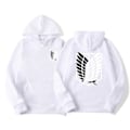 Pikkukuva 4 / 5: Attack On Titan Miesten Huppari Anime Hupparit Miehet Naiset Streetwear Pusero Harajuku Hupparit Paita Vaatteet -Perfet wine red XXXL