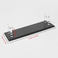 Miniatyrbild 5 av 10: Desktop Lightsaber Stand Akryl Display Rack Lightsaber Display Hållare Swords Collection Stand för bordsdekorationer - Perfet Black
