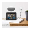 Miniatyrbillede 5 af 6: Trådløs vejrstation, Digital Prognos udendørs termometer sort - Perfet black