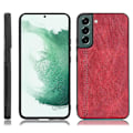 Miniatyrbild 3 av 5: För Samsung Galaxy S22+ 5G Sytt Telefonfodral Beläggning Hårt Mjukt Halkfritt Grepp Skyddande Skal - Perfekt Red Style D Samsung Galaxy S22+ 5G