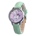 Miniatyrbilde 1 av 7: Unicorn Watch Barneklokke Rainbow Animal Barn Jenter Lærreim Analog Legering Kvarts Klokker Armbåndsur Green