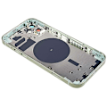 Miniatyrbilde 4 av 5: Kompatibel med iPhone 12 6.1 tommer Bak Batterideksel + Midtre Plate Ramme + Sideknapper Erstatning - Perfekt Style B
