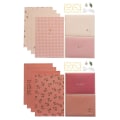 Pikkukuva 1 / 6: Paperitarvikkeet (vuorattu) 24 kpl ja kirjekuoret 12 kpl, paperitavarat ja set tarvikkeineen - Perfet Style 1