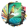 Miniatyrbilde 7 av 10: 78 stk. The Light Seer's Oracle Card Deck Tarot Card Tell Future - Perfet