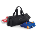 Miniatyrbild 4 av 5: Bagbase Plain Varsity Barrel/Duffle Bag (20 liter) - Perfet Black/Black One Size