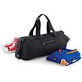 Miniatyrbillede 4 af 5: Bagbase Plain Varsity Barrel / Duffle Bag (20 liter) - Perfet Black/Black One Size