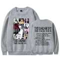 Miniatyrbillede 1 af 2: Taylor Swift The Eras Tour Unisex Sweatshirt Tryk Langærmet Rundhals Casual Løstsiddende Trøje Fans Gave til Mænd Kvinder Unisex-Perfet Grey L