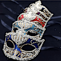 Miniatyrbillede 4 af 5: Anime Masquerade Mask Malede Skønhedsmasker Mode Venedig Maske Festlegetøj Temarekvisitter Forsyning Hej - Perfet