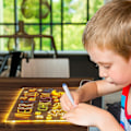 Miniatyrbilde 2 av 5: LED Notatbrett med Farger, Lysende Bokstav Meldingstavle-Perfekt 30*20cm