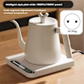 Miniatyrbillede 2 af 5: 1000w Hurtig Opvarmning Vandkande 304 Rustfrit Stål Elektrisk Vandkedel & Kaffekedel Automatisk Sluk B EU Stik-Perfet
