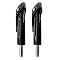 Miniatyrbild 1 av 5: 2x Viktstackstift Gym Utrustning Viktbelastning Stift Universal Bärbar Multifunktionell Tillbehör Viktstack Ersättning-Perfekt 2pcs black 9.5MM