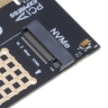 Miniatyrbilde 9 av 9: M2 til PCIE x16-adapterkort Pci-e til m2-omformer Riser NVMe SSD-adapter m2 M-Key PCI-Express 3.0-støtte 2230-2280- Perfet