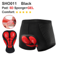 Miniatyrbilde 2 av 6: Pustende sykkelshorts Sykkelundertøy Gel Pad - Perfet Black 2XL