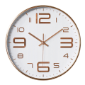 Miniatyrbild 1 av 3: Väggklocka 30cm No Tick Väggklocka, Quartz Silent Wall Clock - Perfet rose gold on white