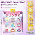Miniatyrbilde 3 av 5: Dansematte, Dansespill Lekegave for Jenter og Gutter 3-12 år, Danseplate med Trådløs Bluetooth, 9 Utfordrende Spillmoduser - Perfekt Purple