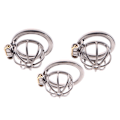 Miniatyrbilde 9 av 9: Rustfritt stål Metall Hanne Chastity Cage Device Restraint Spike - Perfet 50mm