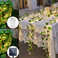 Miniatyrbillede 5 af 9: Kunstige planter - Green Leaf Vines - Ivy String Lights - Perfet 10M Solar Powered