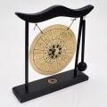 Miniatyrbillede 6 af 6: Crday Zen Art Messing Feng Shui Desktop Gong H1303 Gave - Perfet