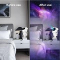 Miniatyrbilde 7 av 8: Astronaut Galaxy Projector Stjernehimmel Nattlys Astronaut - Perfet As shown in figure