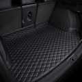 Miniatyrbillede 1 af 5: Bagagerumsbakke med Hævede Kanter til Land Rover Range Rover Sport 2018-2023, Læder Bil Bagagerumsmåtte Beskyttelsesbakke - Hundevenlig-Perfekt Black