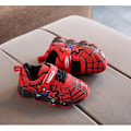Miniatyrbillede 4 af 5: Børnesportsko Spiderman Lysende Sneakers Børn Led Lysende Sko til Drenge-Perfet Red 22