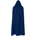 Pikkukuva 4 / 10: Unisex Moon Phases Kirjonta hupullinen viitta Mystinen keskiaikainen renessanssin pitkä viitta - Perfet navy L