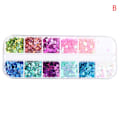 Miniatyrbild 2 av 6: Sparkly utterfly Nagelpaljetter Blandade Glitter Flakes Skivor Art - Perfet B