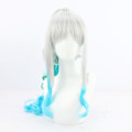 Pikkukuva 2 / 6: Yamato Cosplay Peruukki Anime One Piece 70 cm pitkät lämmönkestävät synteettiset hiukset Halloween-juhlaperuukit + cap + sarvirekvisiitta vain tarvikkeet - Perfet Only Accessories One Size