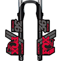 Miniatyrbillede 4 af 4: Otwoo 2018-2020 Float 36 Mountainbike Fork Stickers Mtb Speed Down Mountain 36 Seneste Front Fork Decals-Perfet white grey
