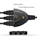 Pikkukuva 4 / 9: HDMI Switch 4K, VILCOME 3 Port HDMI Switcher 3x1 HDMI Splitter - Perfet