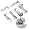 Miniatyrbillede 5 af 5: Overlock Serger Trykfod Opgradering, Rynke- og Samlingsfod Sæt til Professionelle Husholdnings Multifunktions Overlock Maskiner, Easy-Perfet