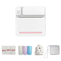 Pikkukuva 2 / 5: Lämpötila-tulostin, kannettava Bluetooth-tulostin, 57 mm mini langaton POS-lämpökuvatulostimet Android- ja iOS-puhelimille FLYE1984-Perfet Pink