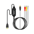 Pikkukuva 1 / 2: RCA-HDMI-sovitin – täydellinen