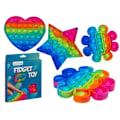 Miniatyrbild 1 av 2: Fidget Toy Pop It Toy Stress Relax Rainbow Välj modell - Perfet MultiColor Heart Rainbow