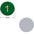 Miniatyrbild 2 av 4: Numrerade Taggar Graverade Nummer Taggar Id Taggar Nyckel Taggar Utan Hål-Perfekt 1-50 Green