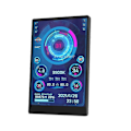 Miniatyrbild 1 av 5: 3,5-tums IPS USB-miniskärm AIDA64 PC CPU RAM HDD datamonitor datortemperaturvisning Typ-C sekundär skärm - perfekt
