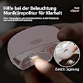 Miniatyrbild 4 av 5: Automatisk nagelklippare med ljus, elektrisk automatisk nagelsax, elektrisk nagelklippare för barn, USB elektrisk nagelklippare, elektrisk nagel-Perfet