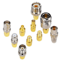 Miniatyrbillede 5 af 5: 10 Sæt SMA Adapter Kits SMA Han til /BNC/UHF/MCX/SMB/TV/TNC Hun-Perfet