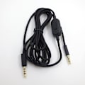 Miniatyrbilde 3 av 5: Meter-erstatningskabel for Logitech G Pro Inline Mute G Pro X G433 G233 lydkabel - Perfekt Black